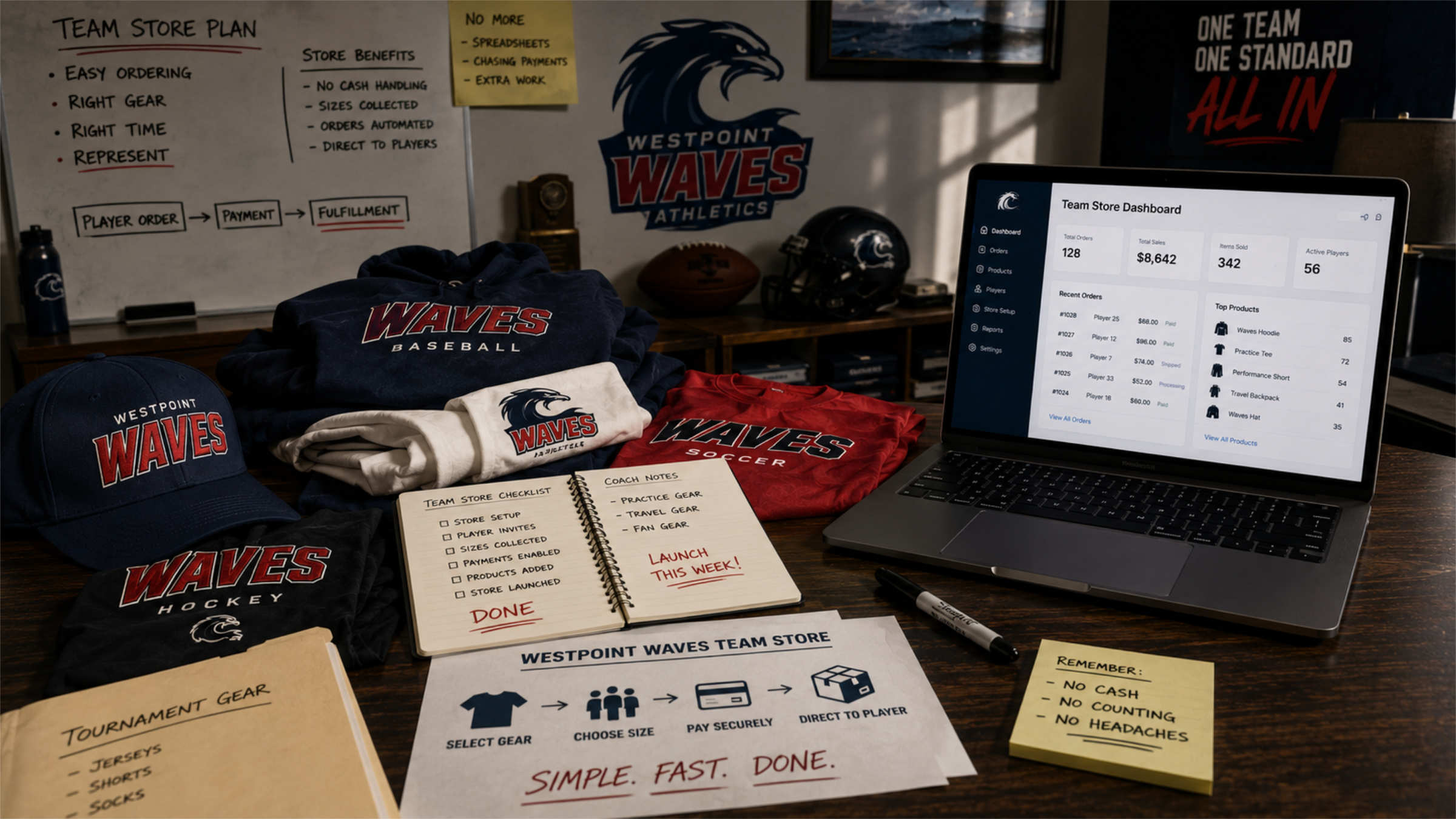 Merch store visual